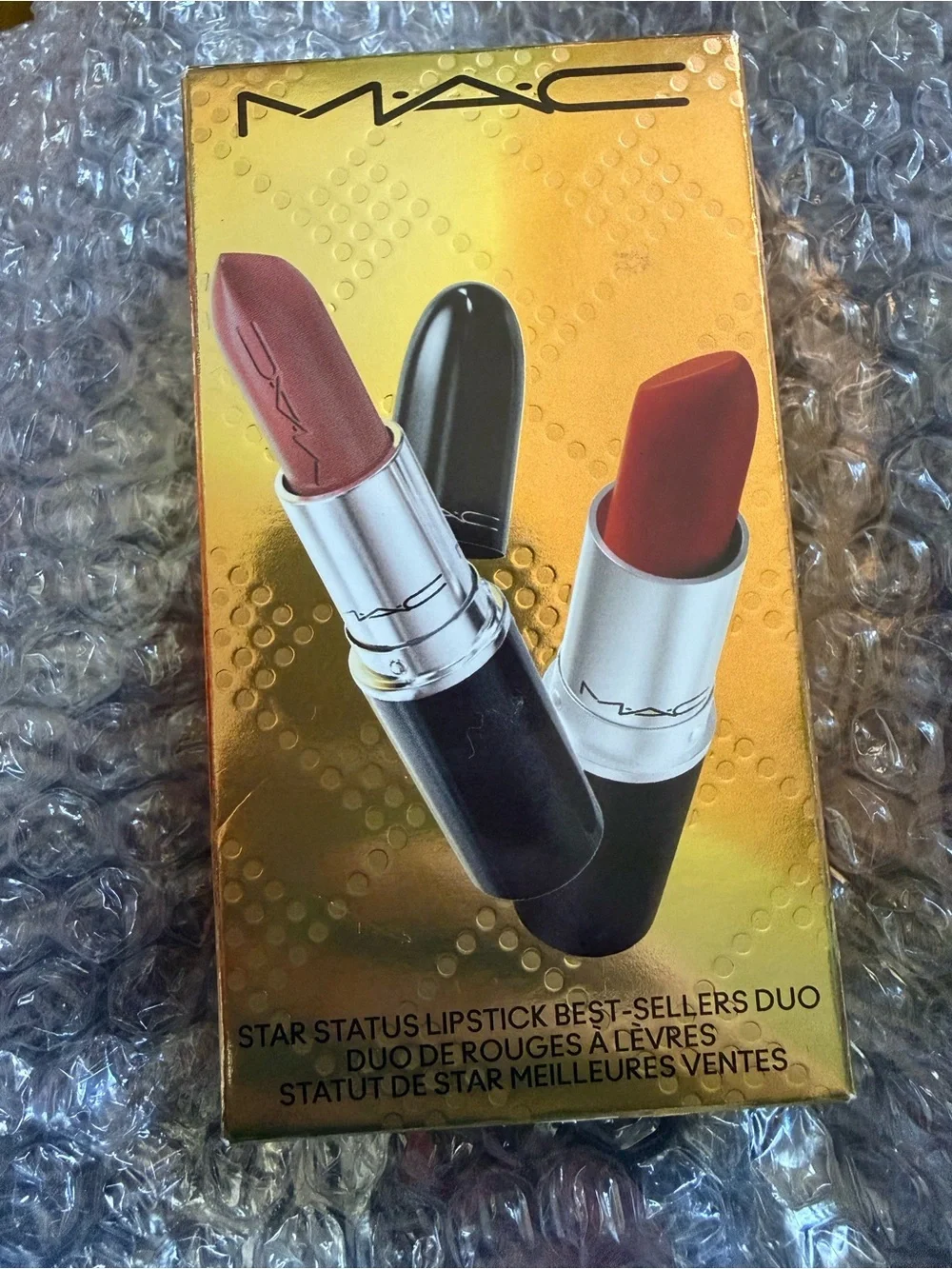 MAC Star Status Lipstick Best-Sellers Duo, 2 Full-Size Piece Set
